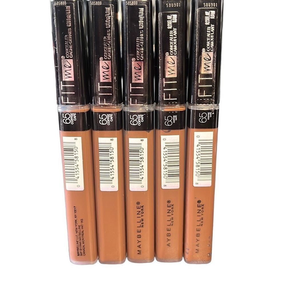 Lot of 5 65 Coffee Maybelline Fit Me! Concealer Concealers